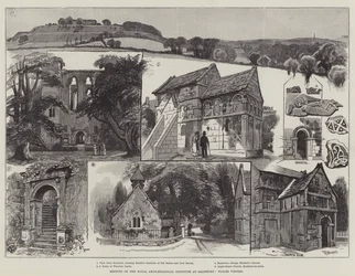 Meeting of the Royal Archaeological Institute at Salisbury, Places visited
